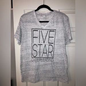 Five Star Cheerleading women’s v-neck T-shirt